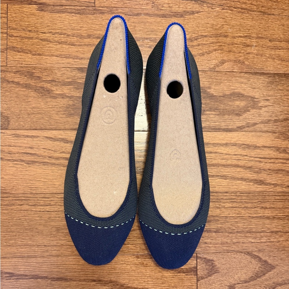 Rothy's Black and Blue Women's Flats